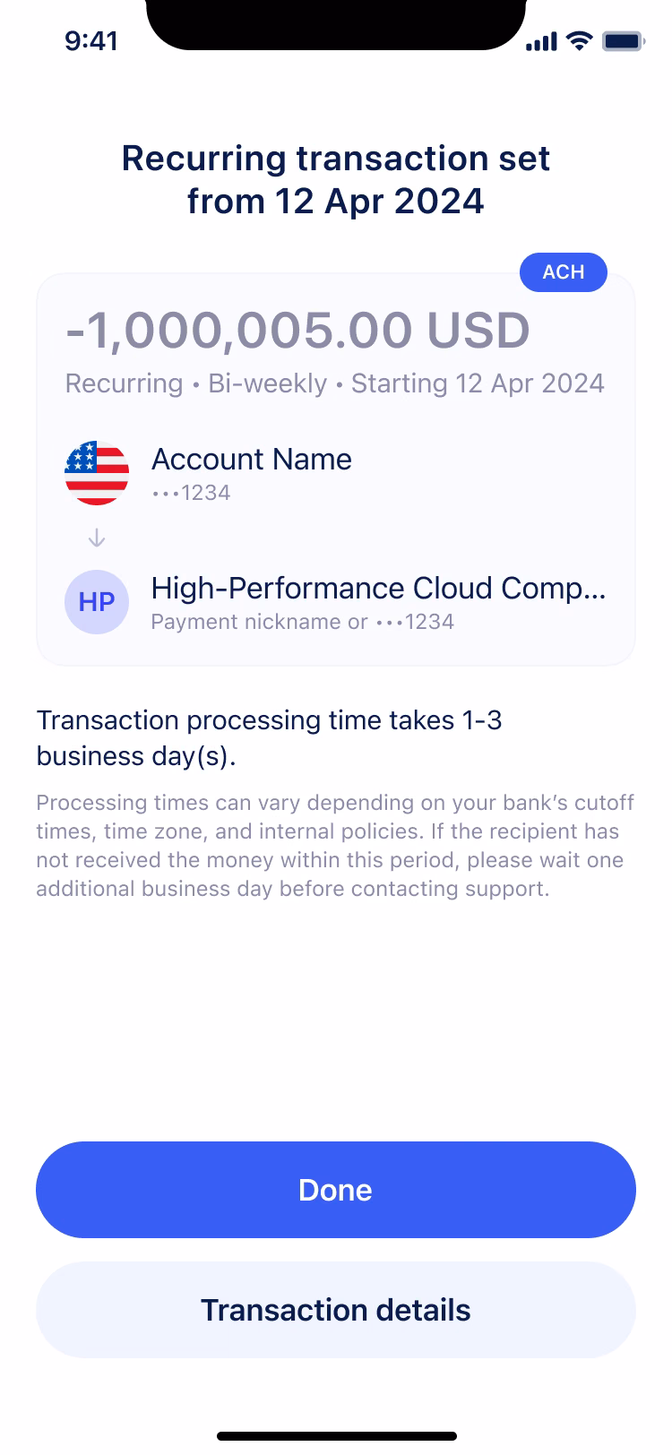 Shipped app: success