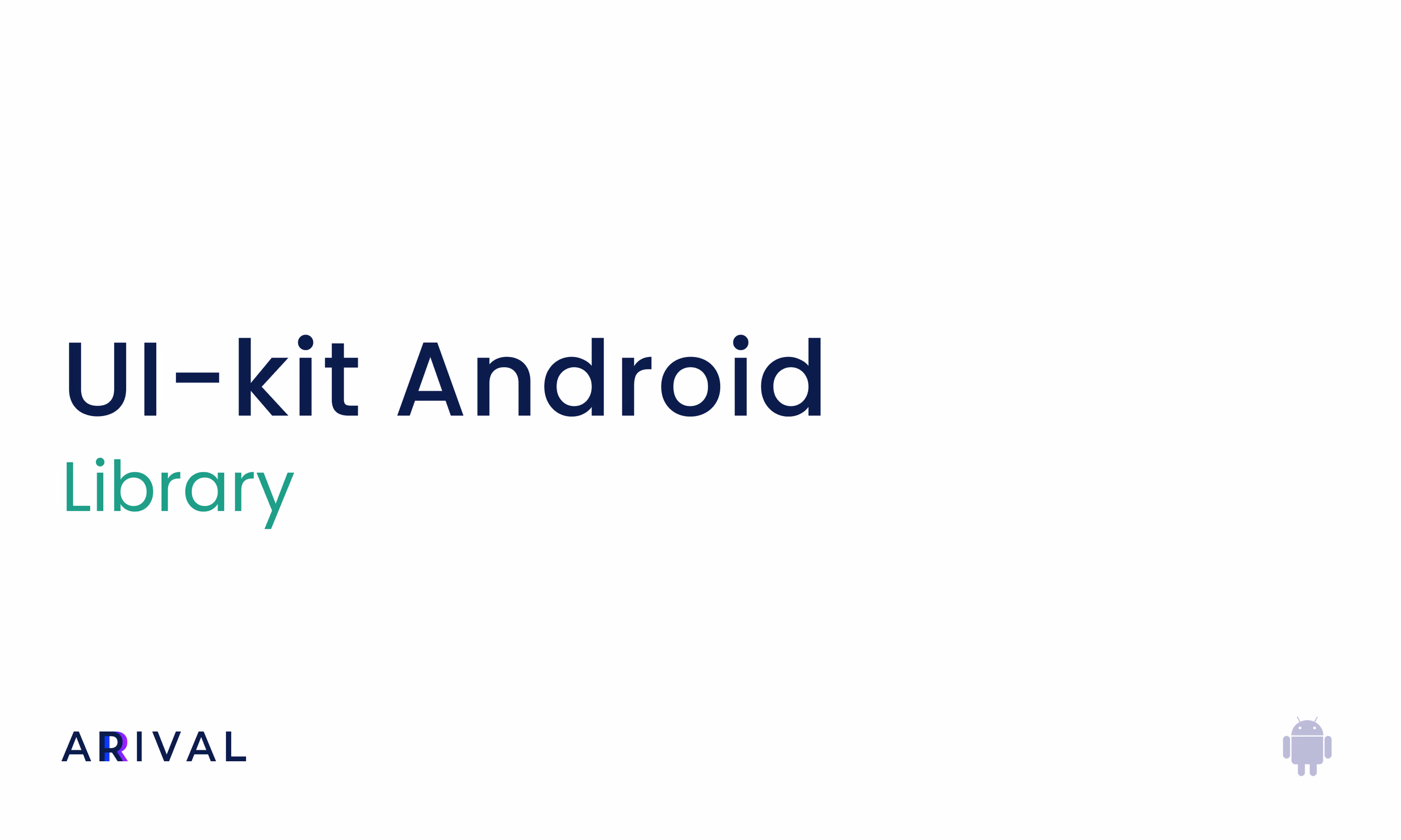 Library cover: UI-kit Android